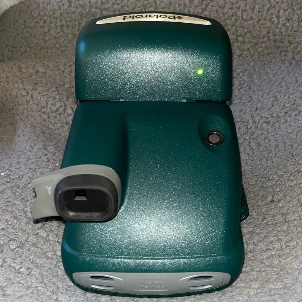 Vintage Hunter Green Grey Polaroid OneStep Express 600 Instant Film Camera V